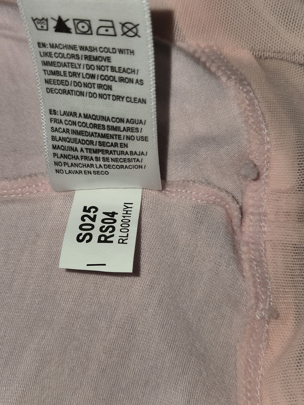 GAIAM Light Pink Layered-Hem Long Sleeve Tunic - Picture 8 of 8